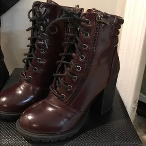 Just fab heeled combat boot